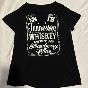 Tennessee Whiskey Black Graphic Tee